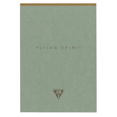 Clairefontaine Flying Spirit Notepad A5 Lined - Eucalyptus Green