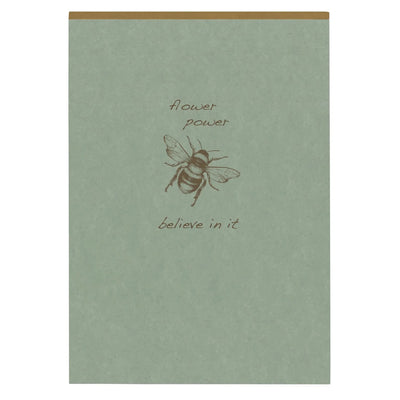 Clairefontaine Flying Spirit Notepad A5 Lined - Eucalyptus Green