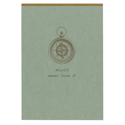 Clairefontaine Flying Spirit Notepad A5 Lined - Eucalyptus Green