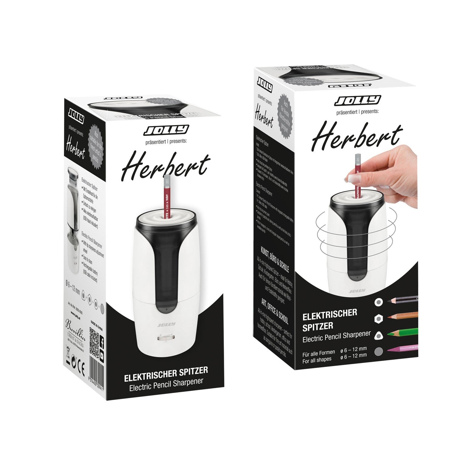 Jolly Herbert Rechargeable Pencil Sharpener