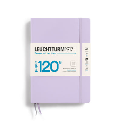 Leuchtturm 1917 Notebook Hard Cover A5 Dot Grid - Lilac - 120g Edition