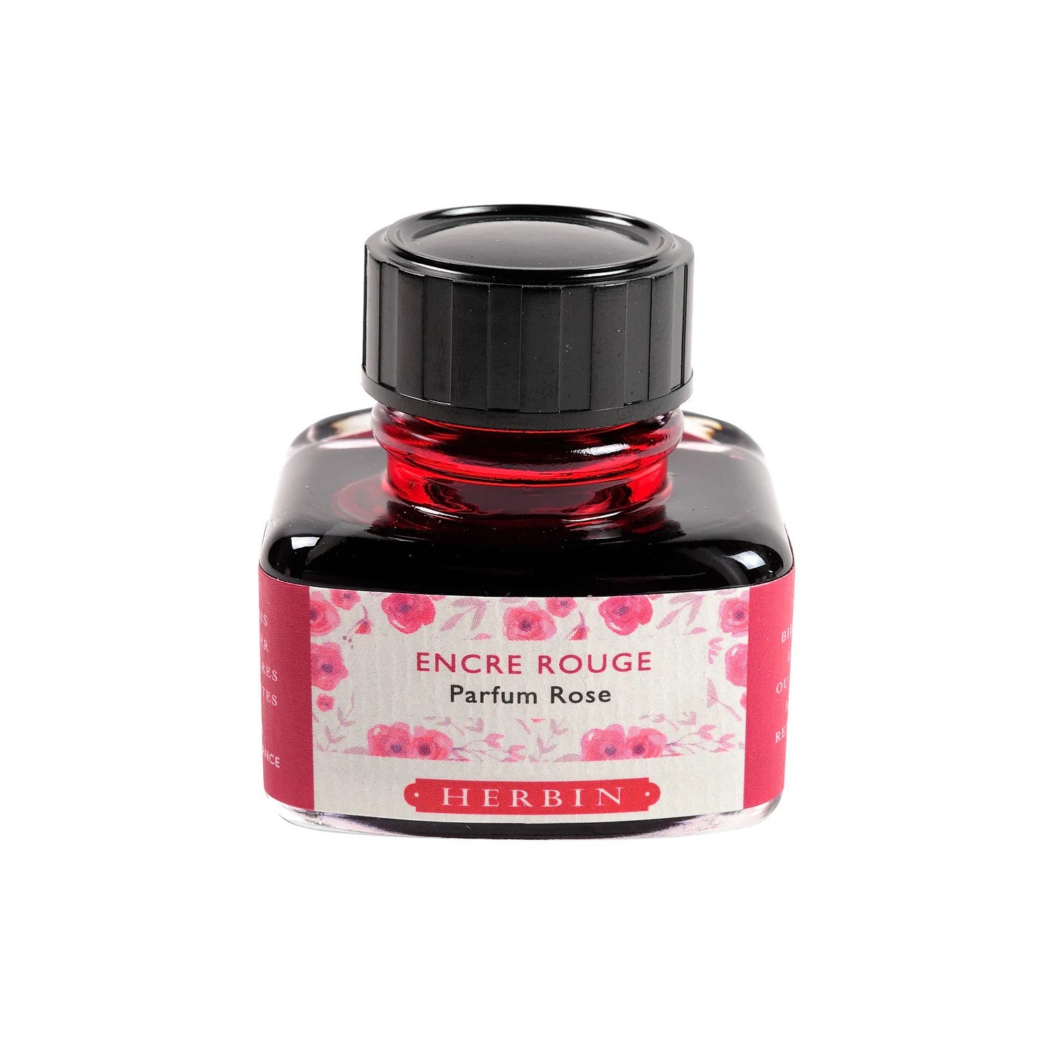 Jacques Herbin Scented Bottle Ink - 30ml - Red (Rose Fragrance)