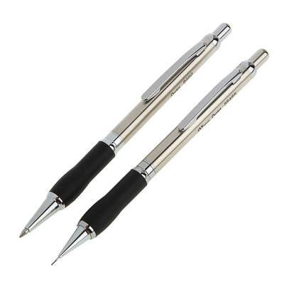 Pentel Sterling Ballpoint Pen & 0.5mm Mechanical Pencil Set - Stainless Steel / Chrome Trim