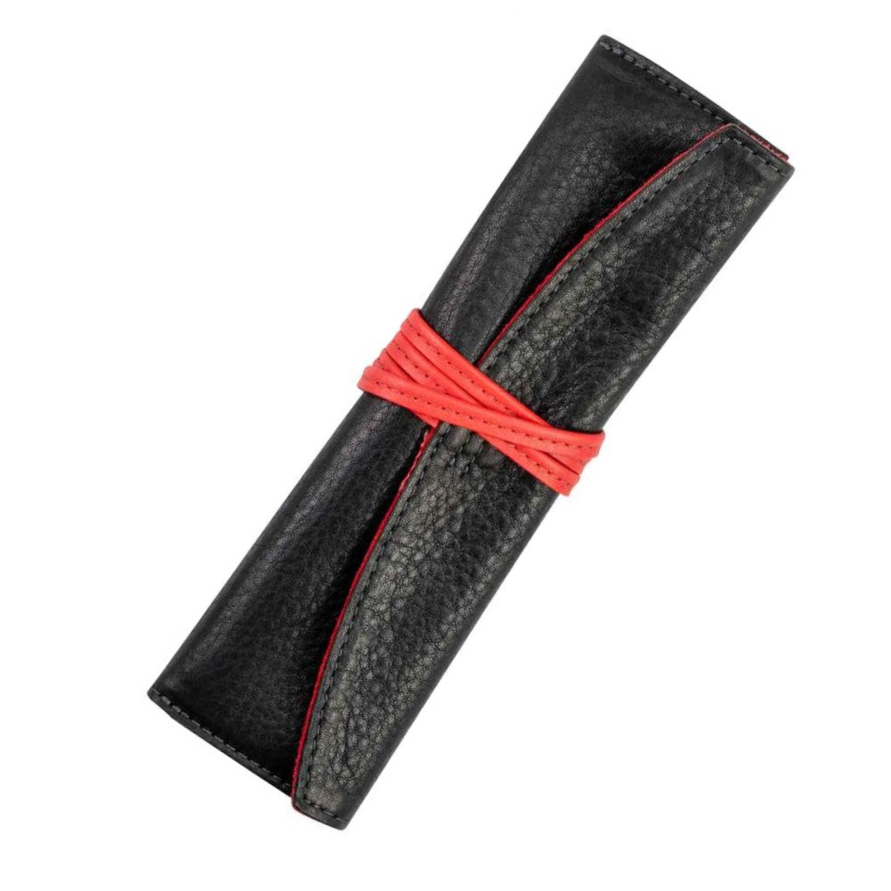 Pilot Pensemble Leather Single Pen Roll - Red