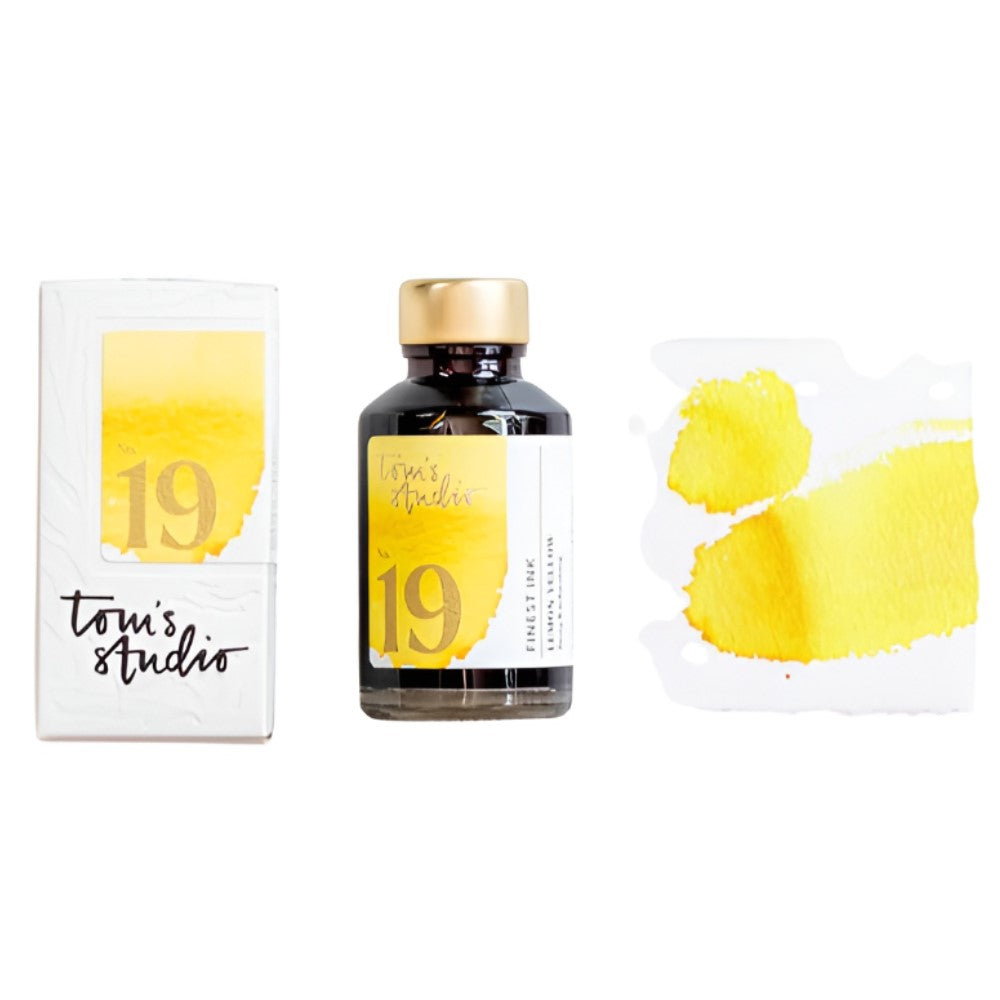 Tom's Studio Ink Bottle 50ml - 19 Lemon Yellow