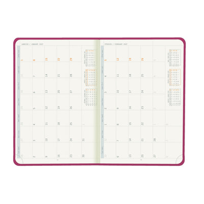 Rhodia 2027 Hard Cover A5 Weekly Horizontal Webplanner - Fuchsia