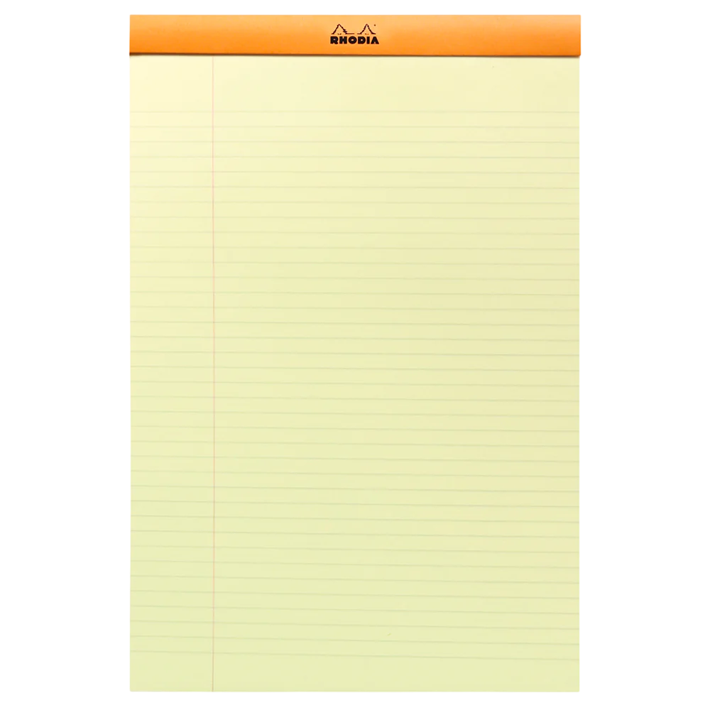 Rhodia Pad #19 Legal Pad A4+ Lined with Margin