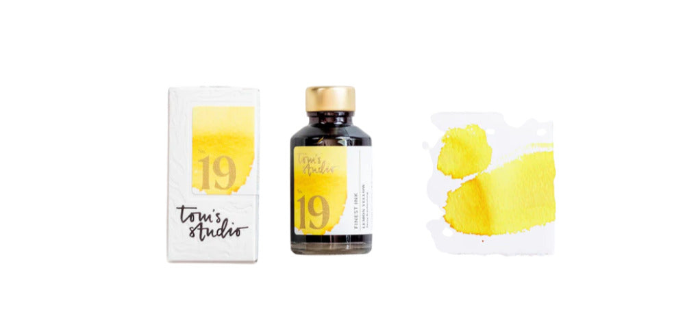 Tom's Studio Ink Bottle 50ml - 19 Lemon Yellow