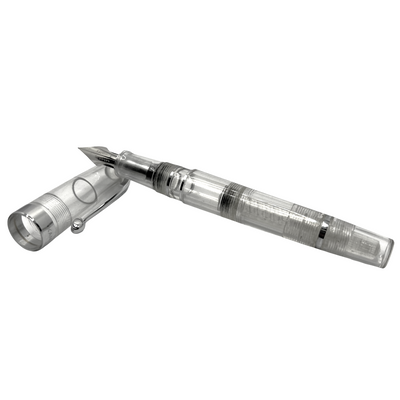 Kanwrite Heritage Fountain Pen - Clear Demo / Chrome Trim