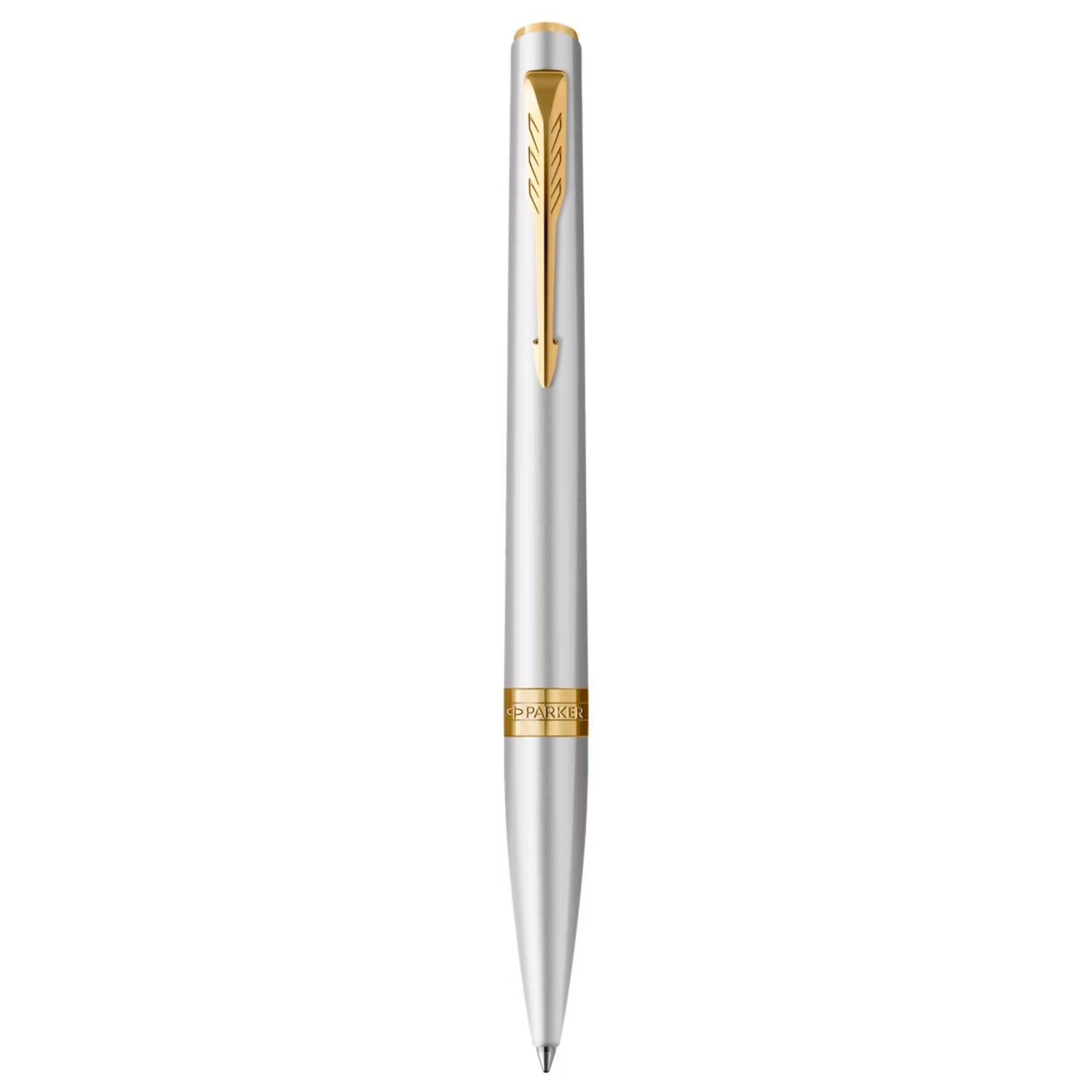 Parker Meridian Ballpoint Pen - Chrome / Gold Trim