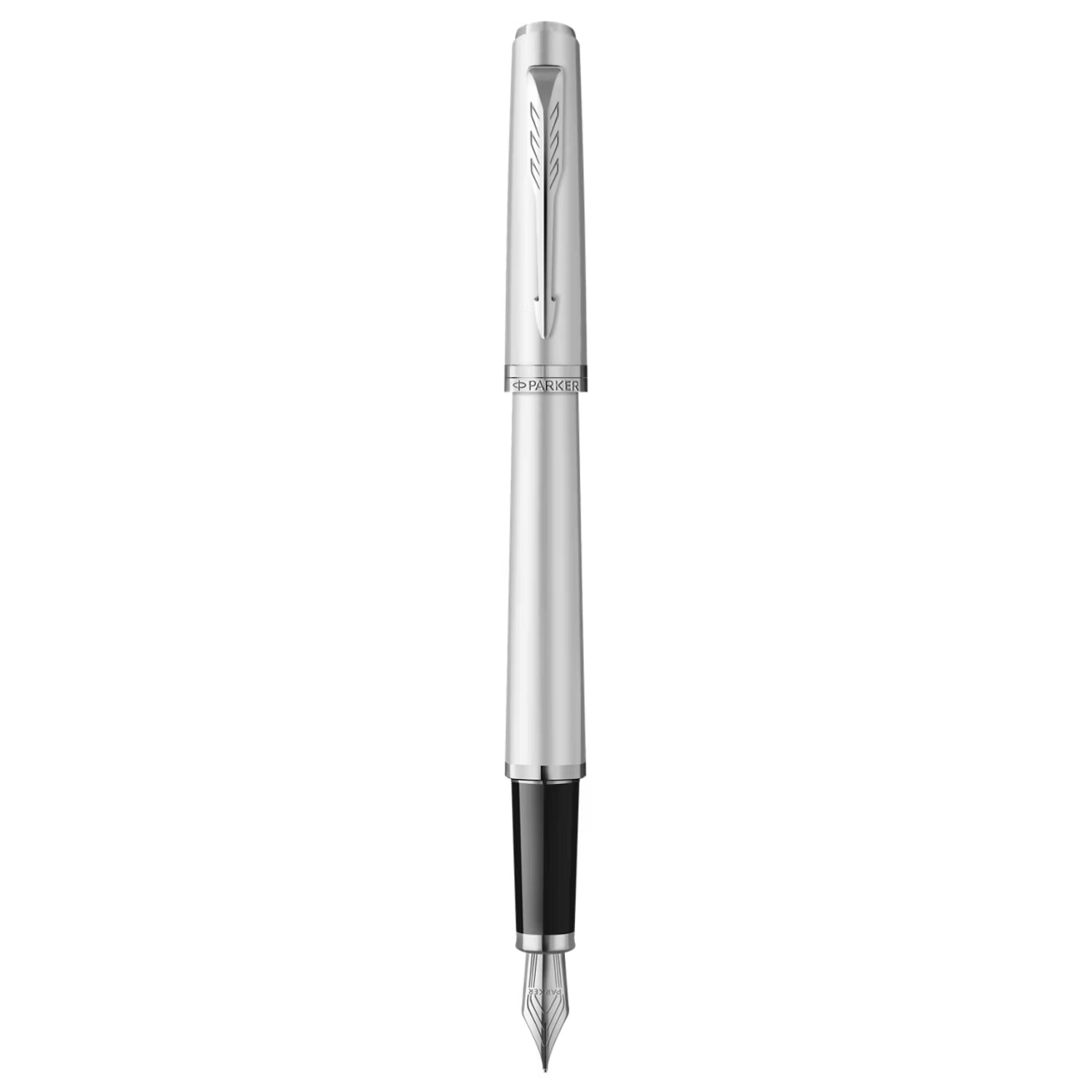 Parker Meridian Fountain Pen - Chrome / Chrome Trim