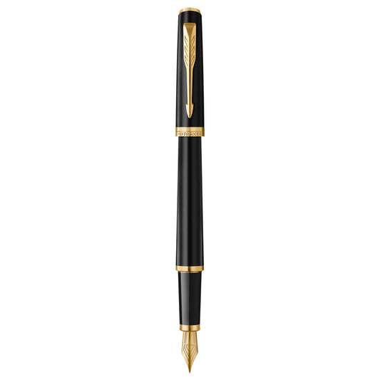 Parker Meridian Fountain Pen - Matte Black / Gold Trim