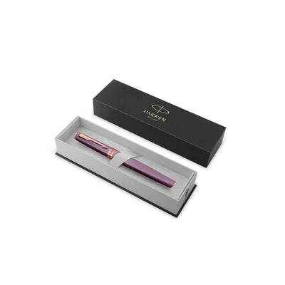 Parker Meridian Fountain Pen - Purple / Pink Gold Trim