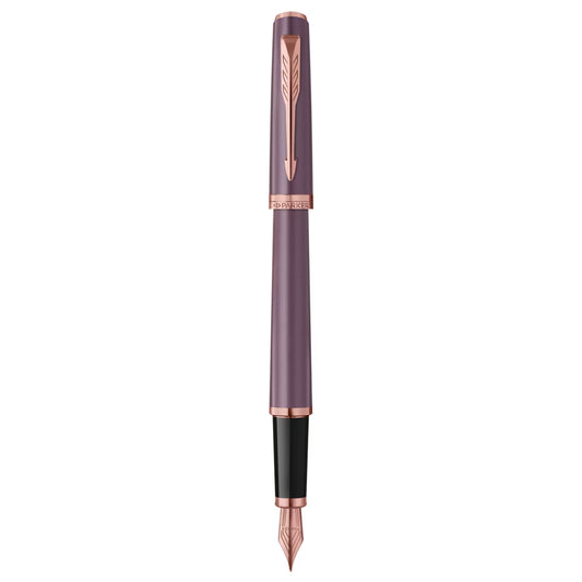 Parker Meridian Fountain Pen - Purple / Pink Gold Trim
