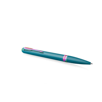 Parker Meridian Ballpoint Pen - Teal / Rainbow Trim