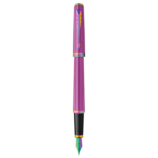 Parker Meridian Fountain Pen - Grape / Rainbow Trim