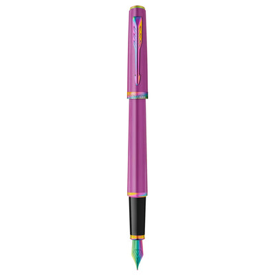 Parker Meridian Fountain Pen - Grape / Rainbow Trim