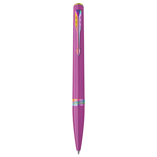 Parker Meridian Ballpoint Pen - Grape / Rainbow Trim