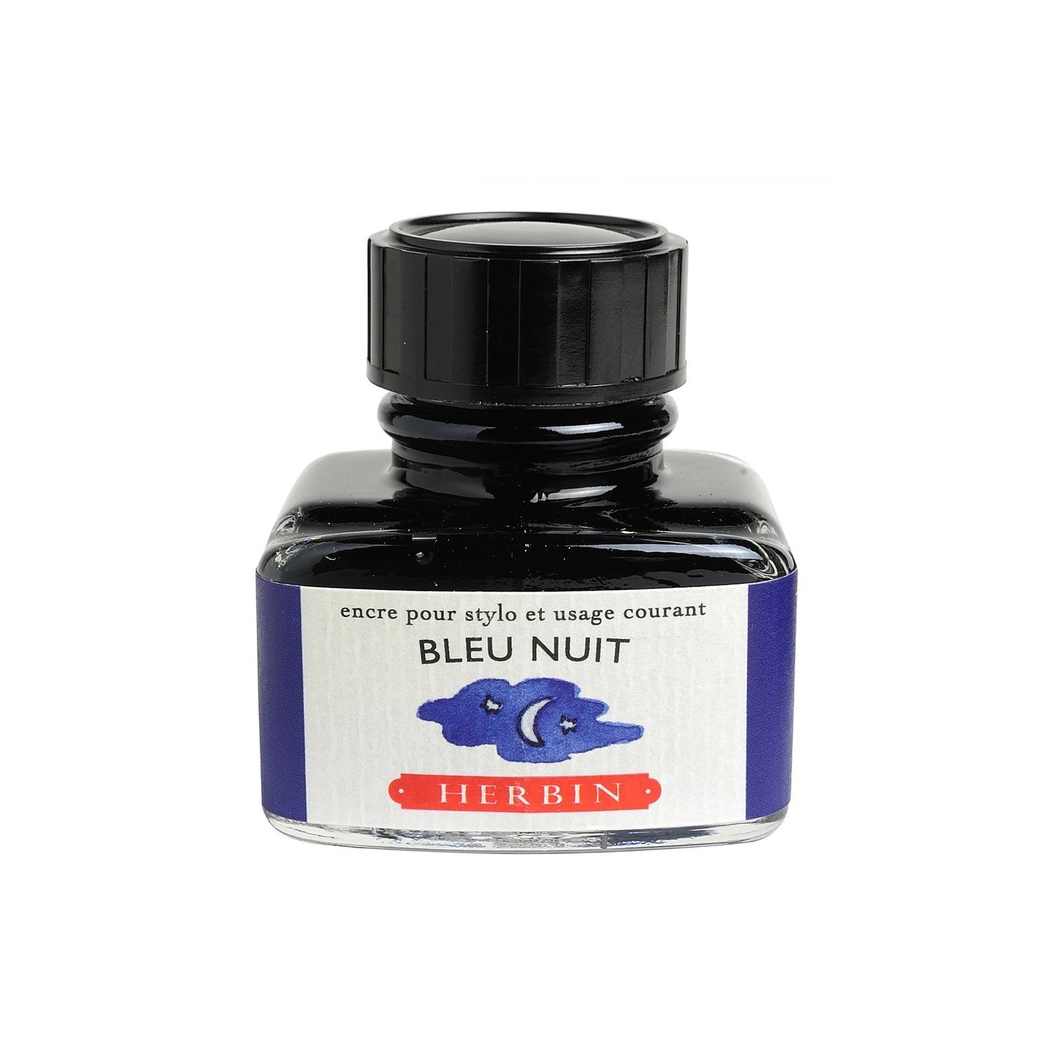 Jacques Herbin Bottle Ink 30ml - Bleu Nuit (Night Blue)