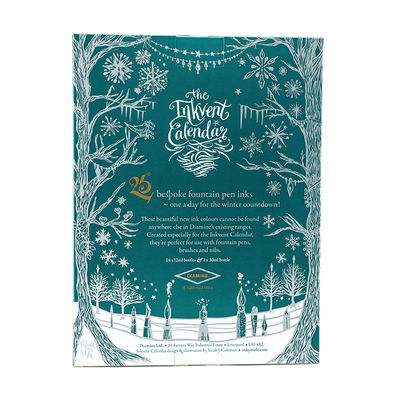 Diamine Inkvent Calendar - 2025 Teal Edition