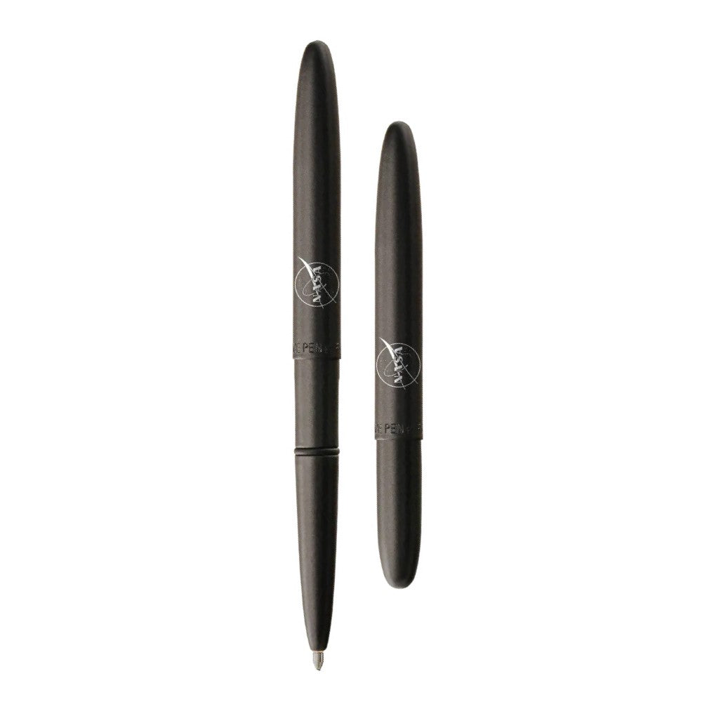 Fisher Space Pen Bullet - Matte Black with NASA Meatball Logo