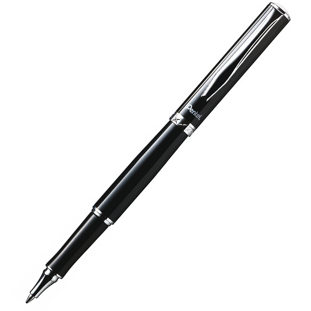 Pentel Sterling EnerGel Rollerball - Black / Chrome Trim