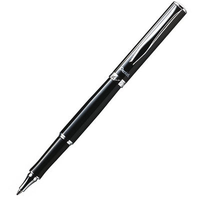 Pentel Sterling EnerGel Rollerball - Black / Chrome Trim