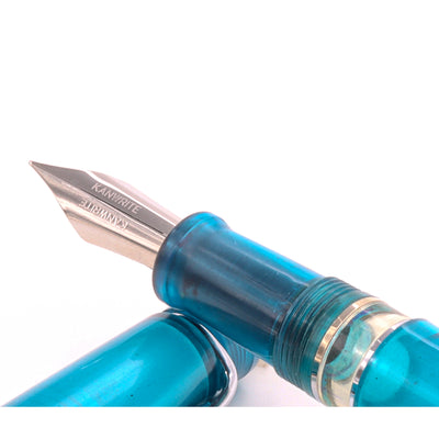 Kanwrite Heritage Fountain Pen - Crystal Blue / Chrome Trim