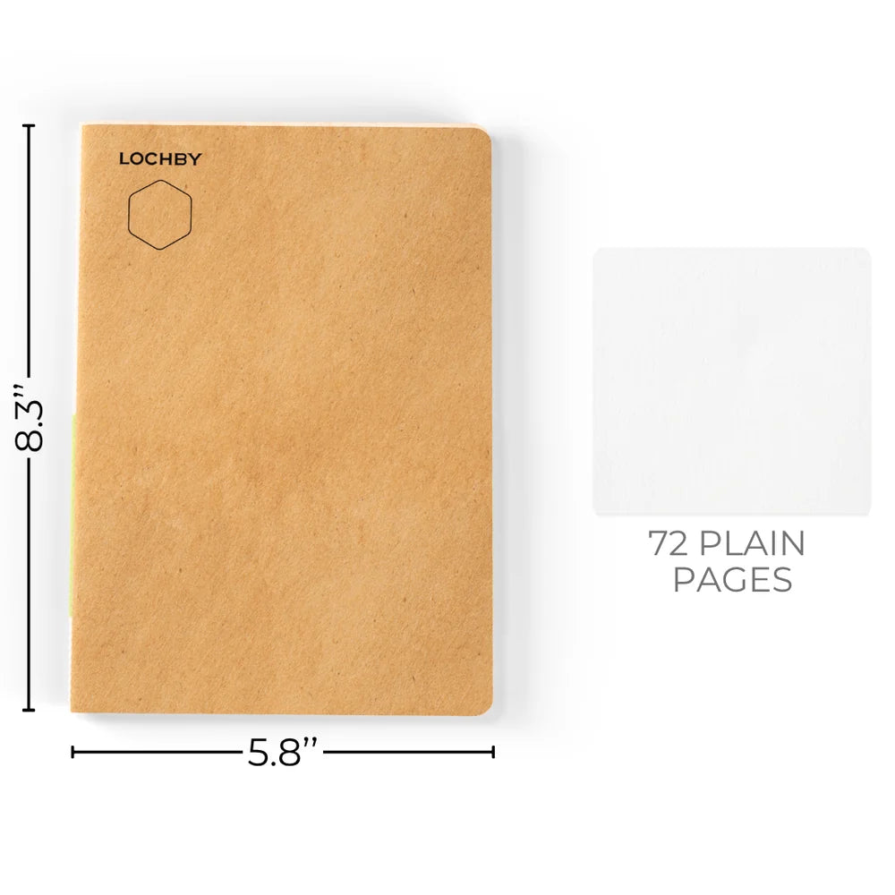 LOCHBY A5 Journal Notebook - Plain