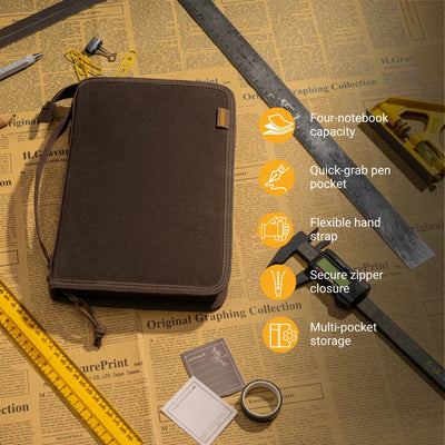 LOCHBY Field Folio A5 - Brown