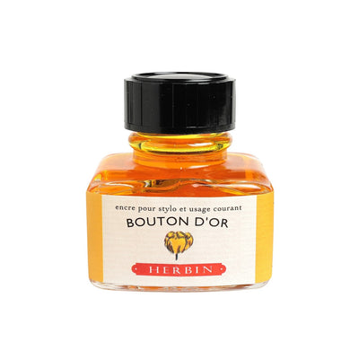 Jacques Herbin Bottle Ink 30ml - Bouton Dor (Gold Button)