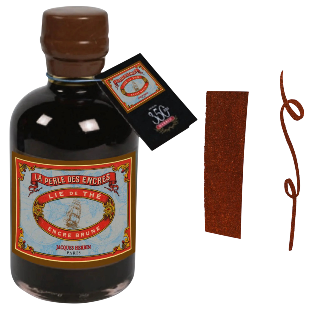Jacques Herbin Collector Ink Bottle 500ml - Lie de The