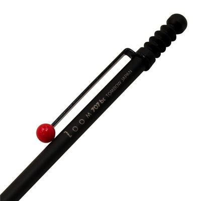TOMBOW Zoom 707 Ballpoint Pen - Black / Red Trim