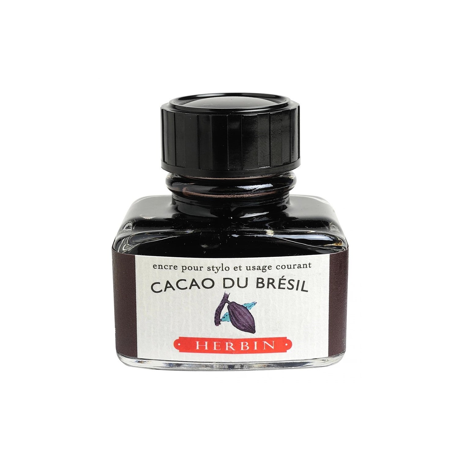 Jacques Herbin Bottle Ink 30ml - Cacao Du Bresil (Cocoa Brown)