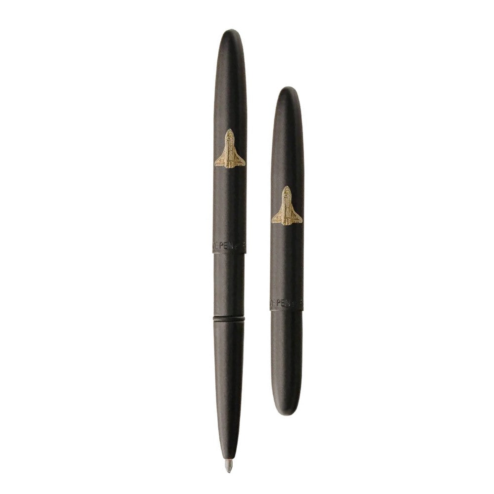 Fisher Space Pen Bullet - Matte Black with Shuttle Emblem