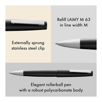 LAMY 2000 Rollerball - Black