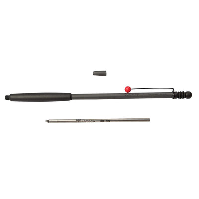 Tombow Zoom 707 Ballpoint Pen - Matte Grey / Black