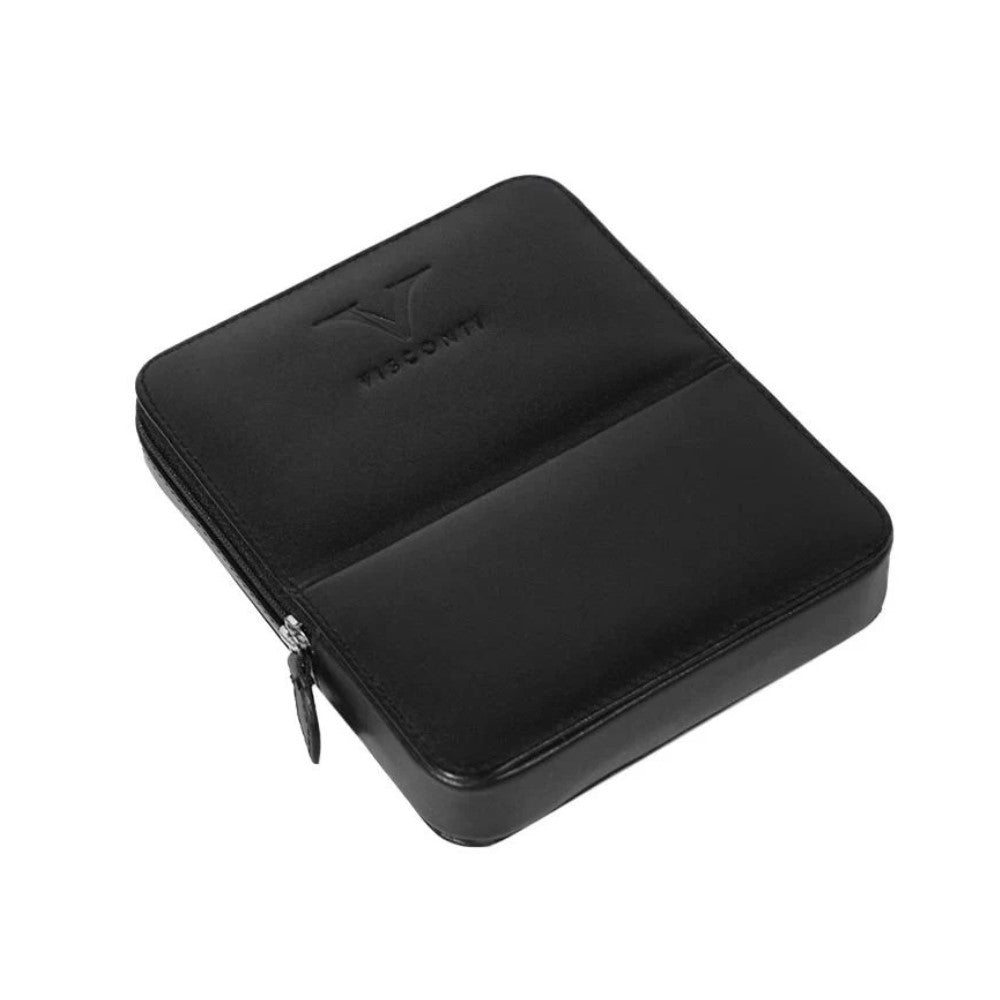 Visconti Leather Pen Holder - 6 Pen