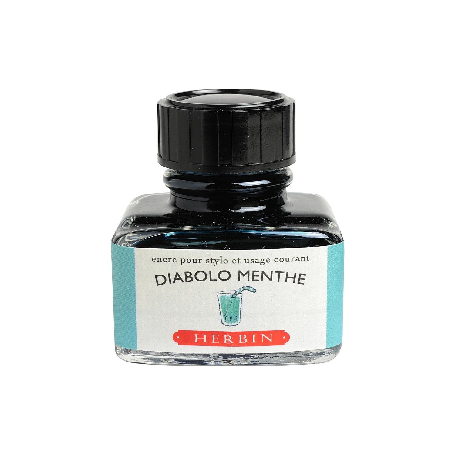 Jacques Herbin Bottle Ink 30ml - Diabolo Menthe (Mint Green)