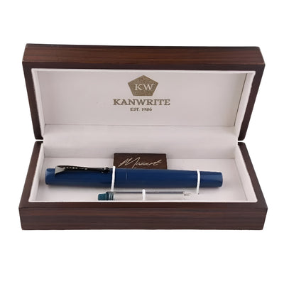 Kanwrite Mozart 14kt Fountain Pen - Deep Blue Sea