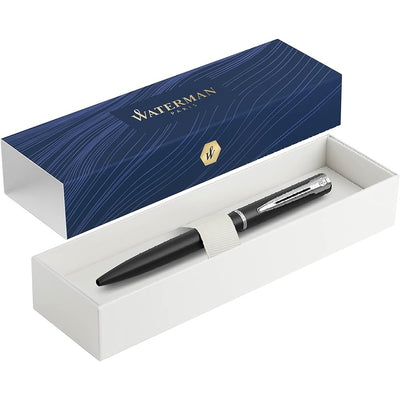 Waterman Allure Ballpoint Pen - Black / Chrome Trim