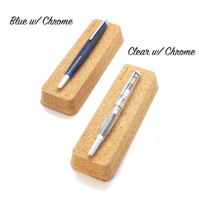 Endless Phantom Fountain Pen - Blue / Chrome