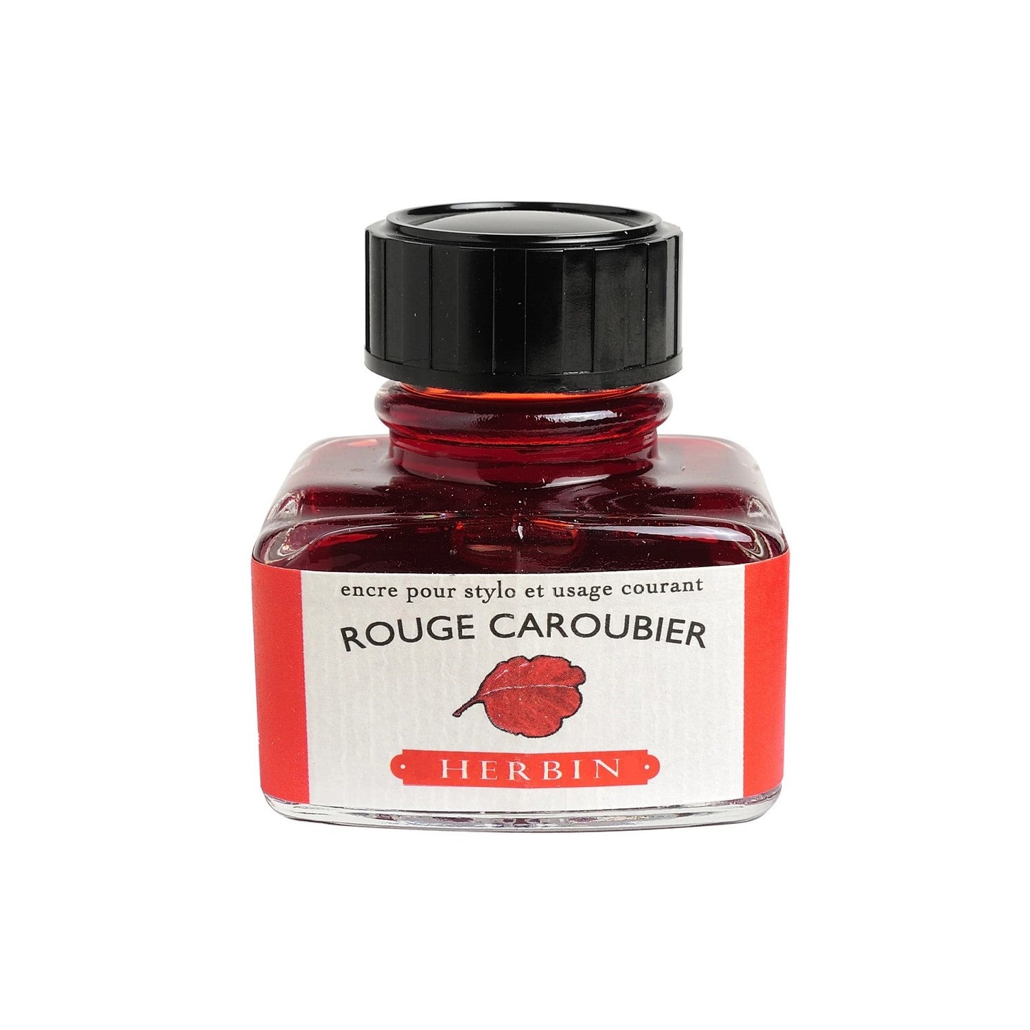 Jacques Herbin Bottle Ink 30ml - Rouge Caroubier (Carob Red)