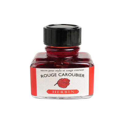 Jacques Herbin Bottle Ink 30ml - Rouge Caroubier (Carob Red)