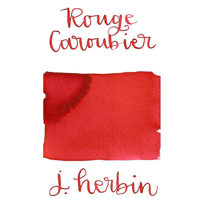 Jacques Herbin Bottle Ink 30ml - Rouge Caroubier (Carob Red)