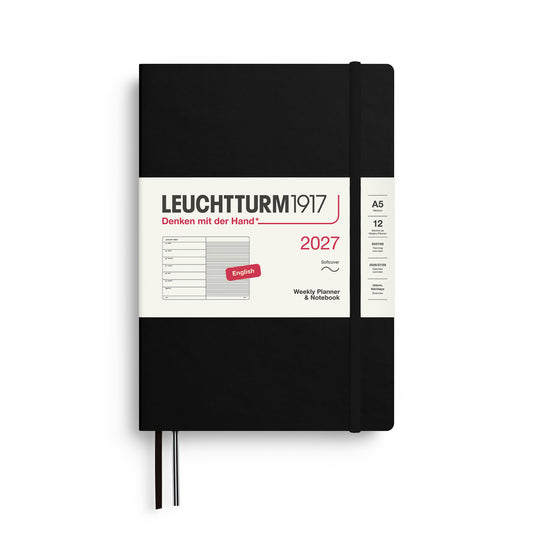Leuchtturm 1917 Weekly Planner 2027 + Notebook - A5 Soft Cover