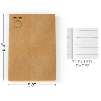 LOCHBY A5 Journal Notebook - Ruled