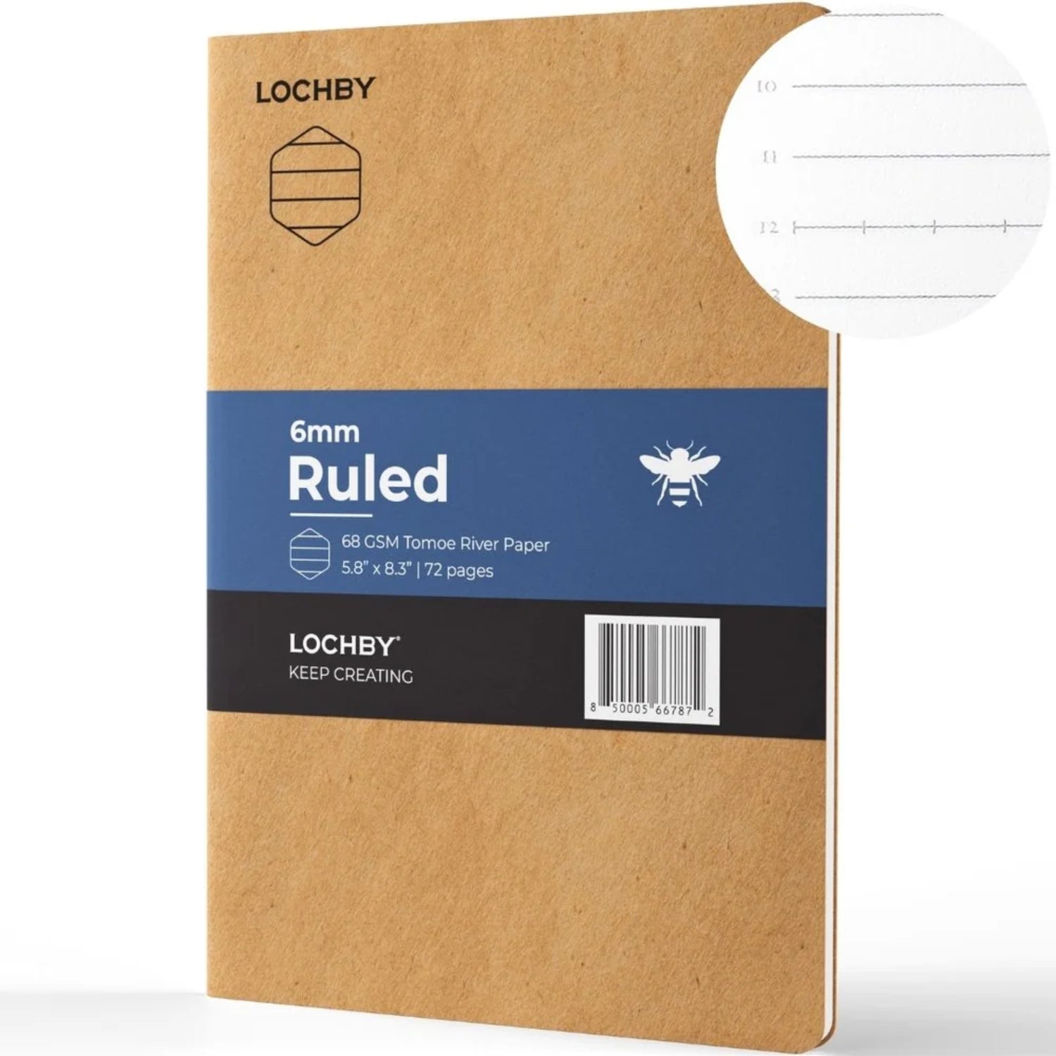 LOCHBY A5 Journal Notebook - Ruled