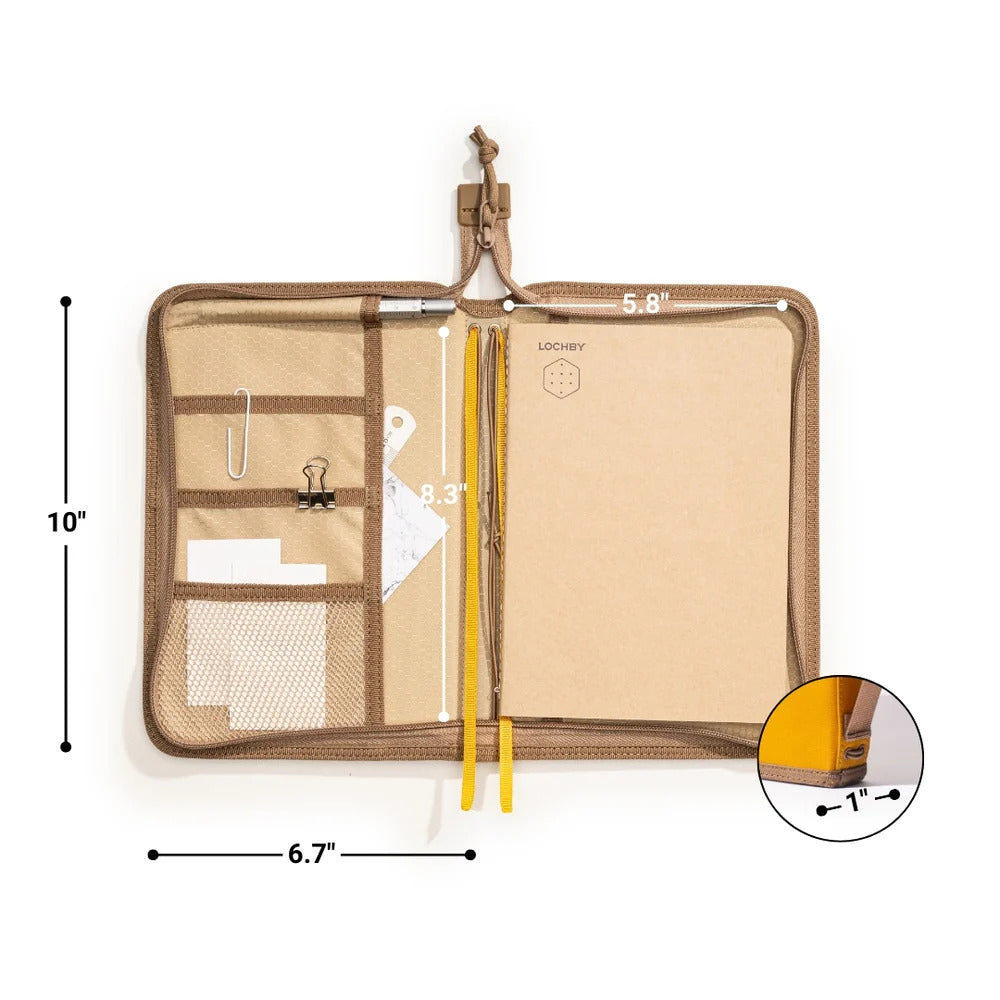 LOCHBY Field Folio A5 - Mustard