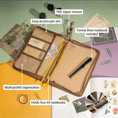 LOCHBY Field Folio A5 - Mustard